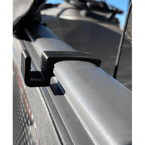 2 Pack Boat Fender Hook Compatible with Seadoo Switch Top Rail, 3/8 Inch Rope Holder, PLA Marine Accessory, Dock Line Organizer, Waterproof Storage Solution, Easy Snap Installation