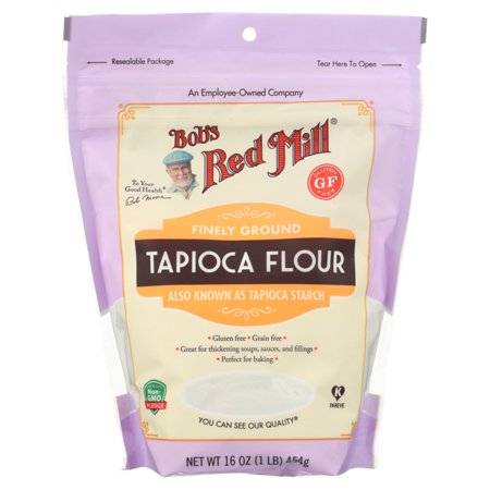 2 Pack - Bob's Red Mill Tapioca Flour 16 oz Package May Vary