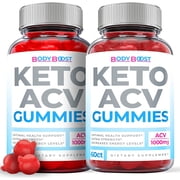 2 Pack Body Boost Keto ACV Gummies - Supplement for Weight Loss - Energy & Focus Boosting Dietary Supplements for Weight Management & Metabolism - Fat Burn - 120 Gummies