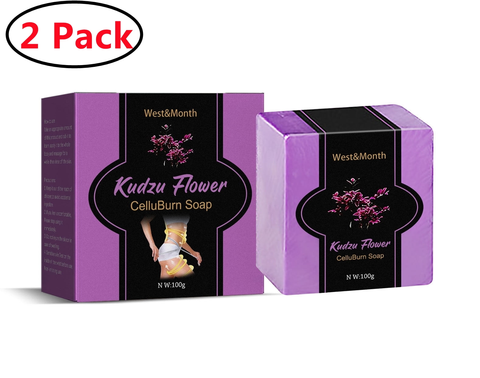 2 Pack Body Scrub Soap Fresh Original Woodsy Scent, Best Exfoliating