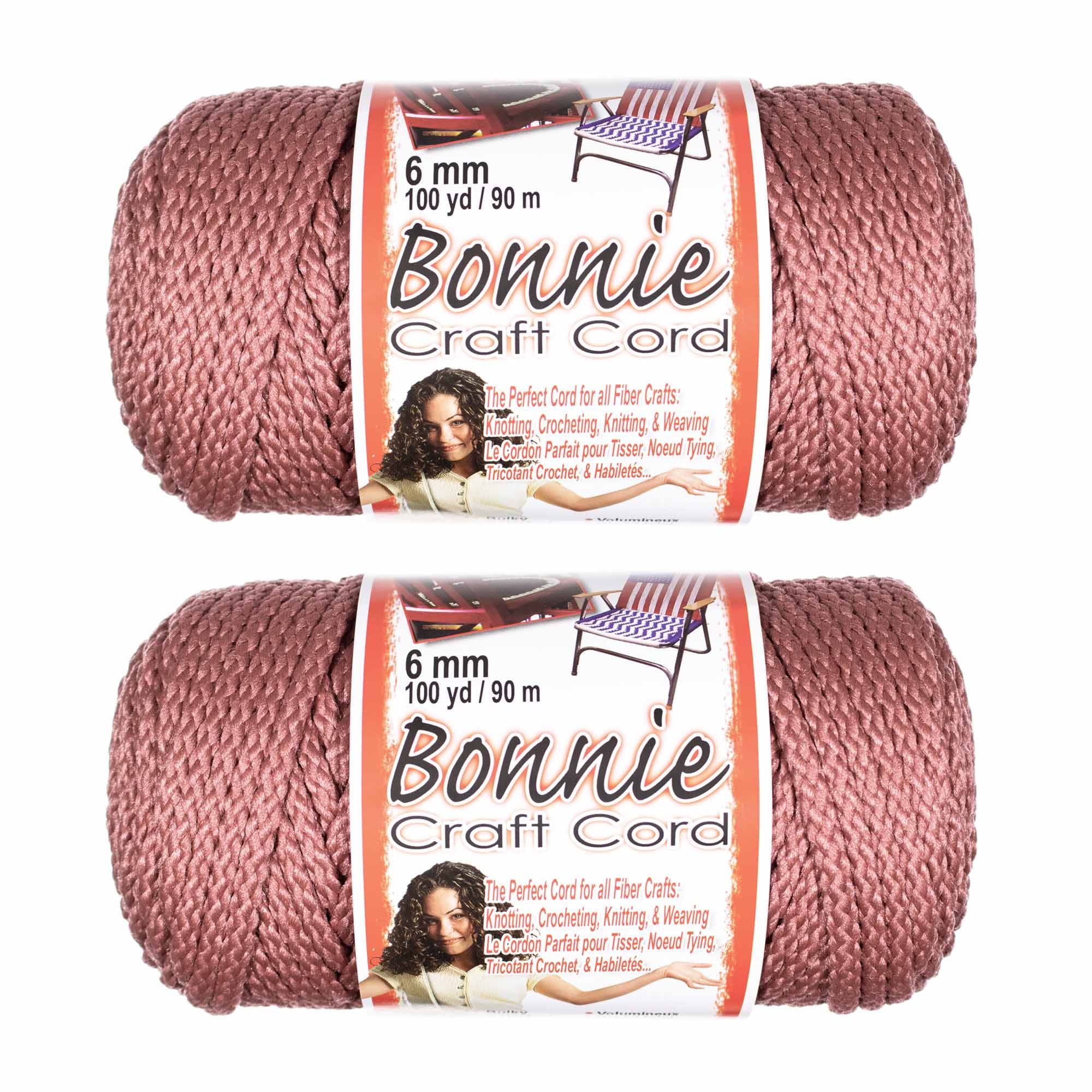 Corde Macramé 4mm Peignée 100m De Couleur Rose | Maison-macramé