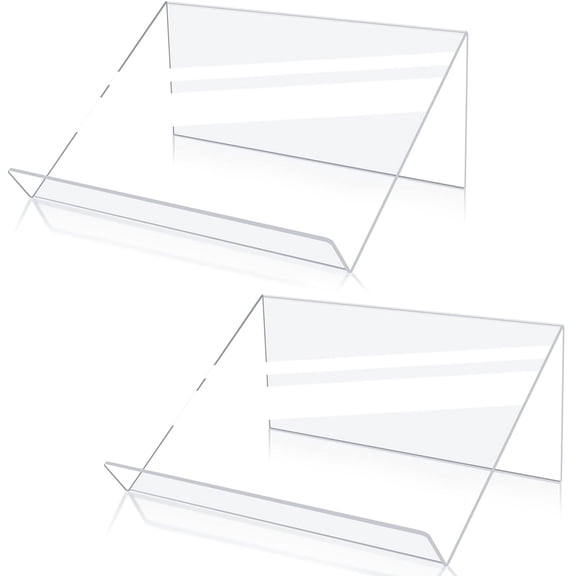 2 Pack Book Display Stand 12"x8.5"x5.1" Multi-Purpose Easel