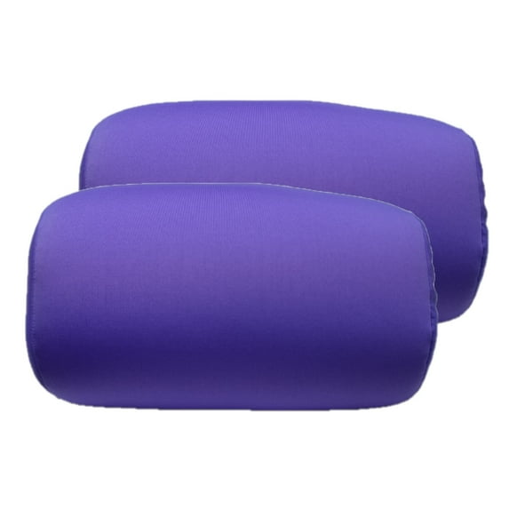 2 Pack Bookishbunny Micro Bead Roll Bed Chair Car Cushion Neck Head Soft Support Back Pillow