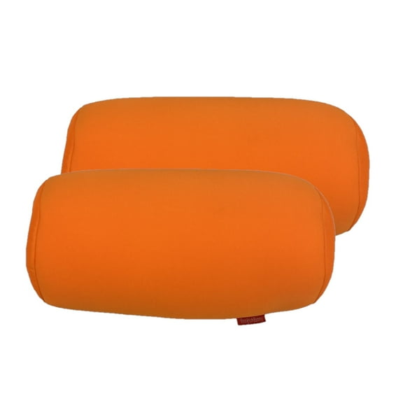 2 Pack Bookishbunny Micro Bead Roll Bed Chair Car Cushion Neck Head Soft Support Back Pillow