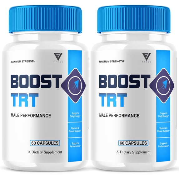 (2 Pack) Boost TRT Capsules, BoostTRT Advanced Performance Pills (120 ...