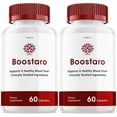 Boostaro Ed Pills Advanced Formula Supplement Boostaro Advanced Formula Capsules (2 Pack) - Max Strength, Natural