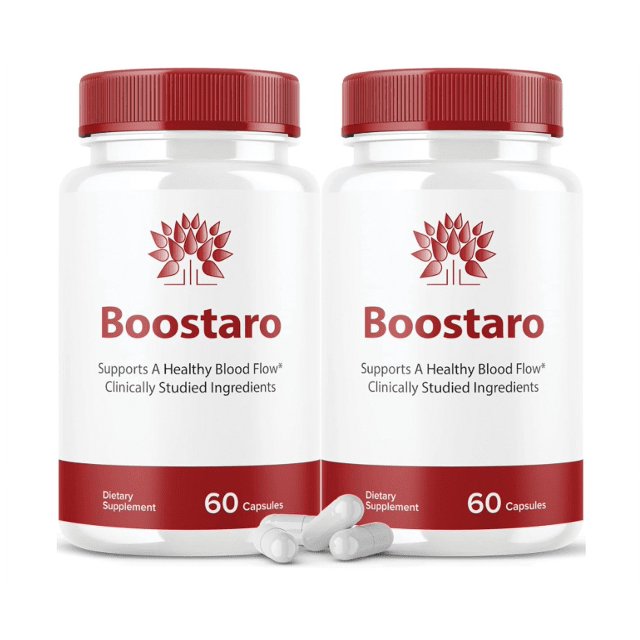 Boostaro Ed Pills Advanced Formula Supplement Boostaro Pills Natural Dietary Formula (2 Pack), Advanced Adult