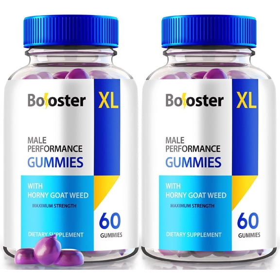 (2 Pack) Boosted XL Gummies, BoostedXL Gummy , All Natural Supplement, Maximum Strength Formula Vitamin, Boosted X L Reviews (120 Gummies)