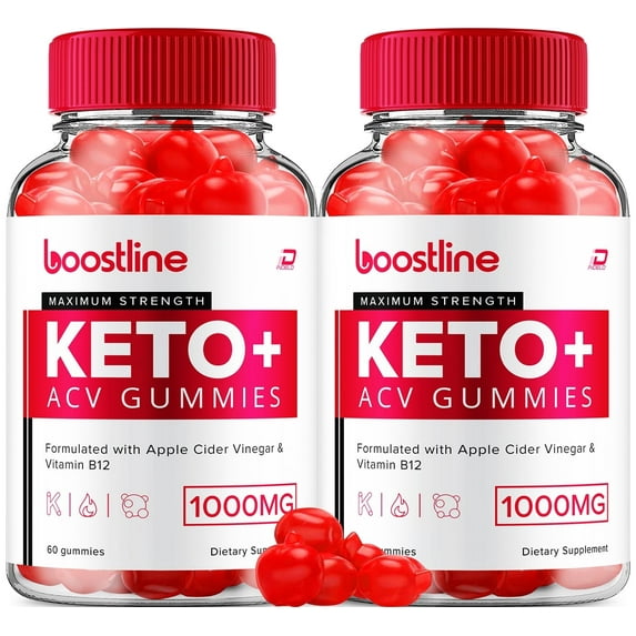 (2 Pack) Boostline Keto Gummies, Boostline ACV Gummies Apple Cider Vinegar ACV Gummies, Boostline Keto Gummies Reviews Vitamin B12 Keto+acv, 1000mg (120 Gummies)