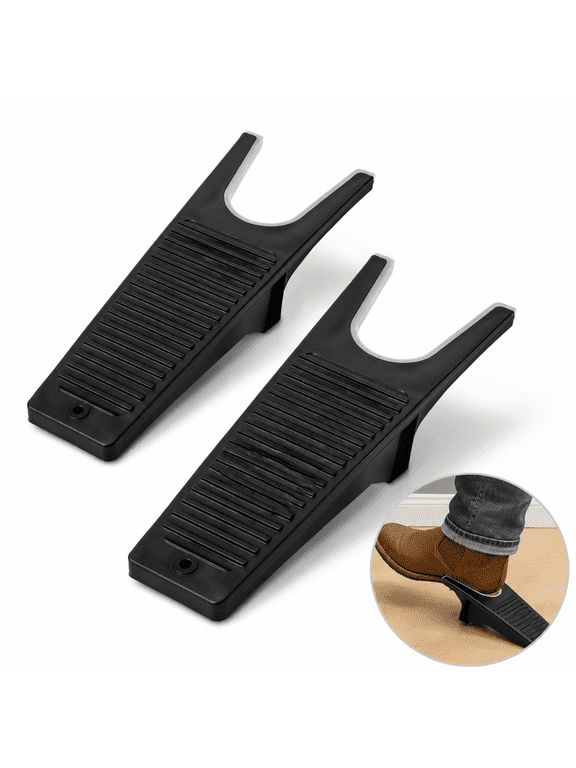 2 Pack Boot Jack with Non-Staining Rubber Grip - Boot Remover and Puller for Cowboy Boots, Waders, Work Boots - Easy Take Off Without Bending Over, Boot Removal Helper