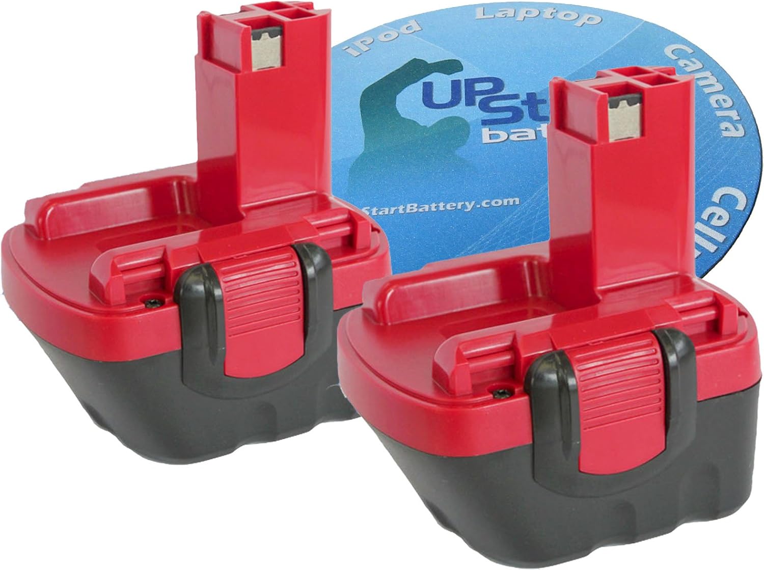 2-Pack Bosch 12V Battery Replacement - Compatible with Bosch 32612, BAT045, BAT120, BAT043, 22612, 23612, 2 607 335 273, Exact 12, Exact 8, PSR 12VE-2, GSB 12 VE-2, GSR 12 VE-2, GSR 12-1
