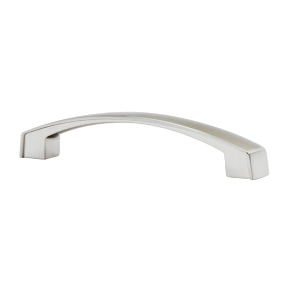 2 Pack Bow Style 5-1/32" Inch Center To Center Brushed Nickel Cabinet Hardware Pull / Handle