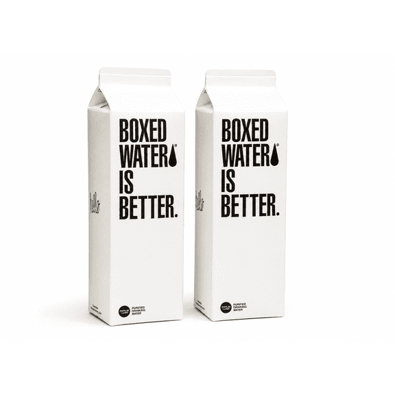 2-Pack Boxed Water Purified Drinking Water 16.9 fl oz