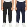 thumbnail image 1 of 2-Pack Boy’s Super Stretch Cotton Cargo Pants – Comfortable & Functional Fit, 1 of 5