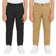 thumbnail image 1 of 2-Pack Boy’s Super Stretch Cotton Cargo Pants – Comfortable & Functional Fit, 1 of 5
