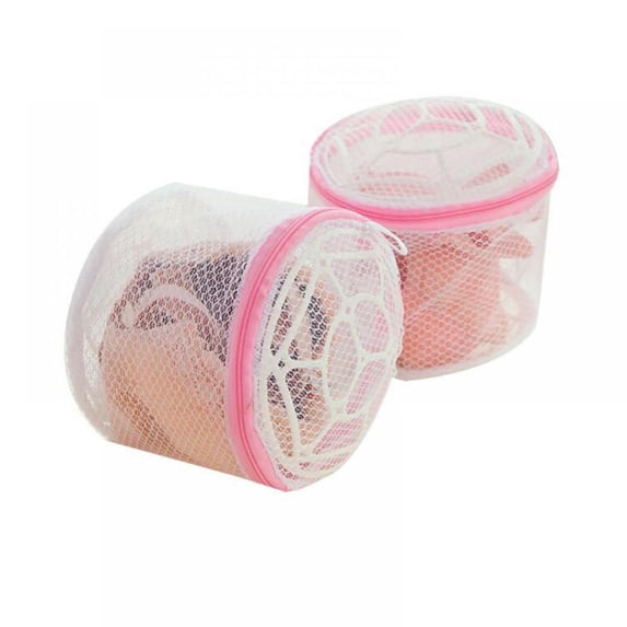 2 Pack Bra Washing Bags for Laundry, 6 x 6 Inches Bra Bags for Washing Machine, Lingerie Bags for Laundry