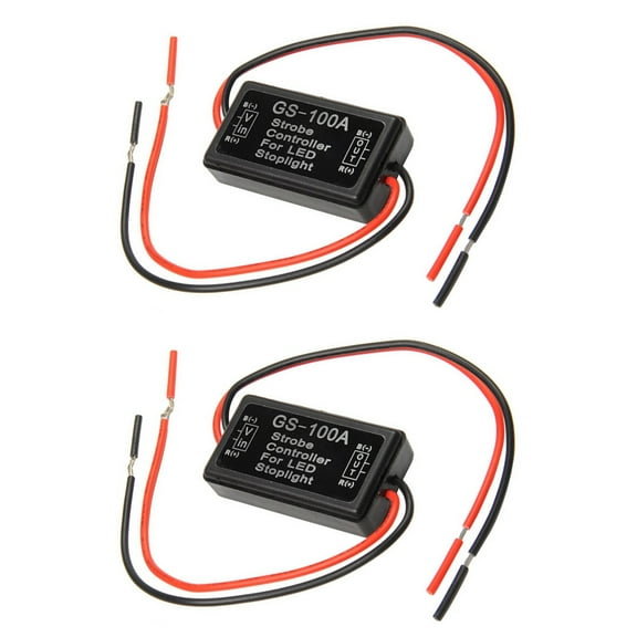 HONITANO Flash Controller 2Pcs Motorcycle Riders Slow-blinking 0.6Inch