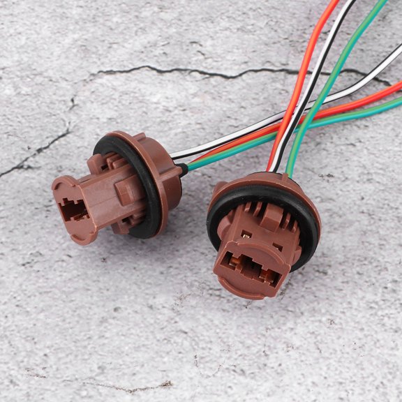 2,Pack Brake Light Socket Harness, Fits 7440 7441 7443 7444 T20 992A Bulbs, Easy Plug Play