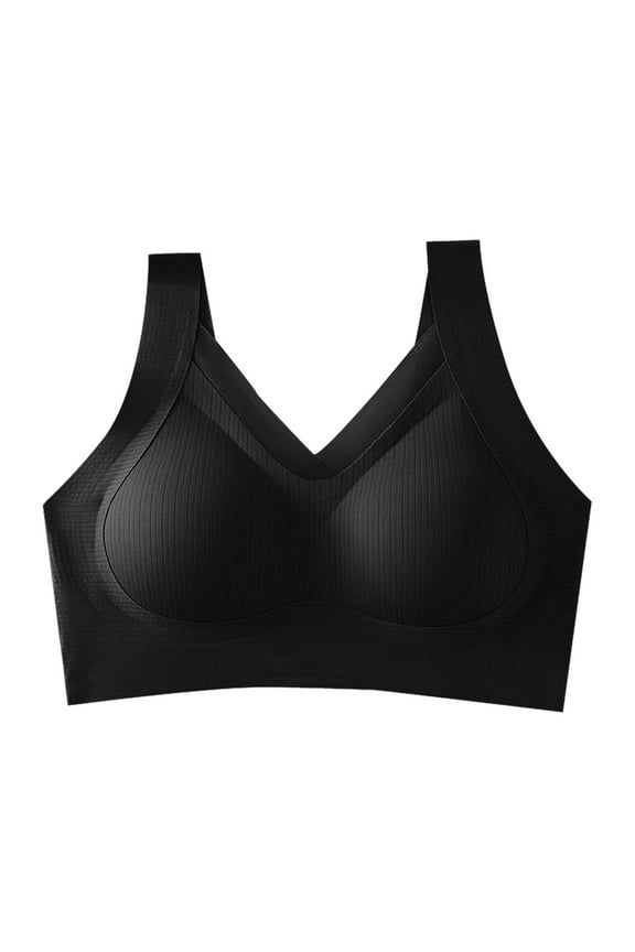 2 Pack Bras for Women Ladies Light Underwear Lace Without Steel Ring Gathered Straps Tank Top Models Bottoming Bras