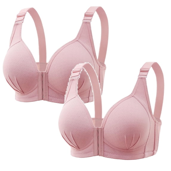 2 Pack Bras for Women Wireless With Seamless Smooth Comfort Wirefree Bras