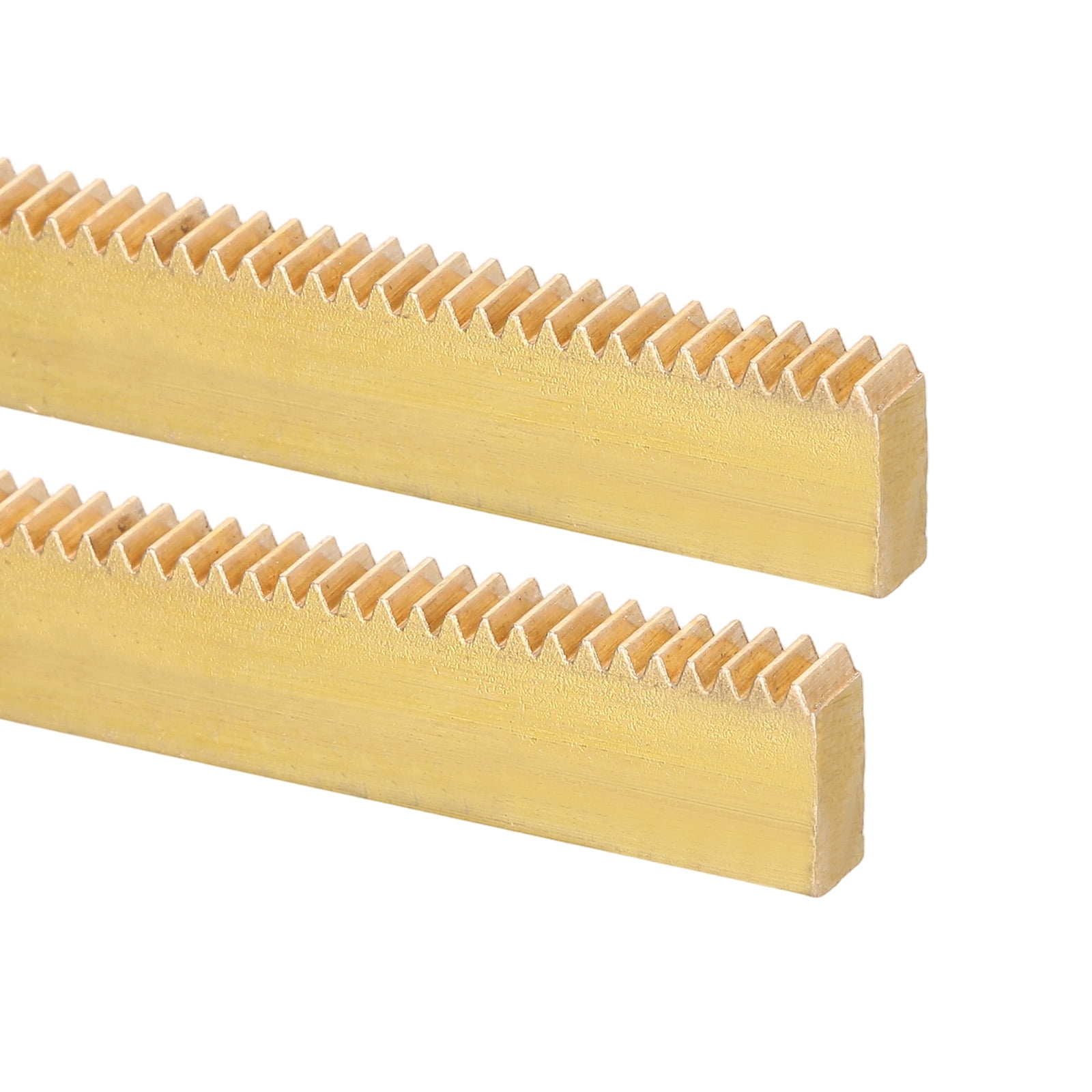 Round Spur Rack 2 Pack Brass Gear Rack, 0.5 Module 100mm x 10mm x 4mm Heavy Duty ...