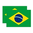thumbnail image 1 of (2 Pack) Brazil World Flag Magnets - Brazilian Pride - 5" On Longest Side - Premium Magnet - Choose from Over 200 Countries - for Cars, Refrigerators, Toolboxes, Lockers- Made in USA - MAG0833, 1 of 7