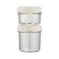 2-Pack Breakfast To Go Cups With Lid Leakproof Plastic Oatmeal ...
