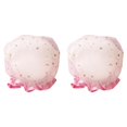 thumbnail image 1 of 2 Pack Breathable Mesh Pet Face Guard Snood, Anti Foraging Head Net Prevents Foxtails Thorns & Sharp Debris, Protective Head Cover for Small Dogs & Cats, Pink, 1 of 5