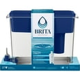 thumbnail image 1 of (2 Pack) Brita Extra Large Ultramax 27 Cup Blue Filtered Water Dispenser with 1 Standard Filter, 1 of 1