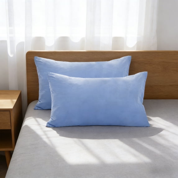 2-Pack Brushed Microfiber Standard Pillowcases | 29x19 Inches