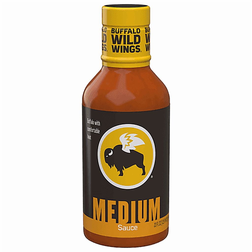 ( 2 Pack ) Buffalo Wild Wings Sauce, Medium 20 Fl Oz