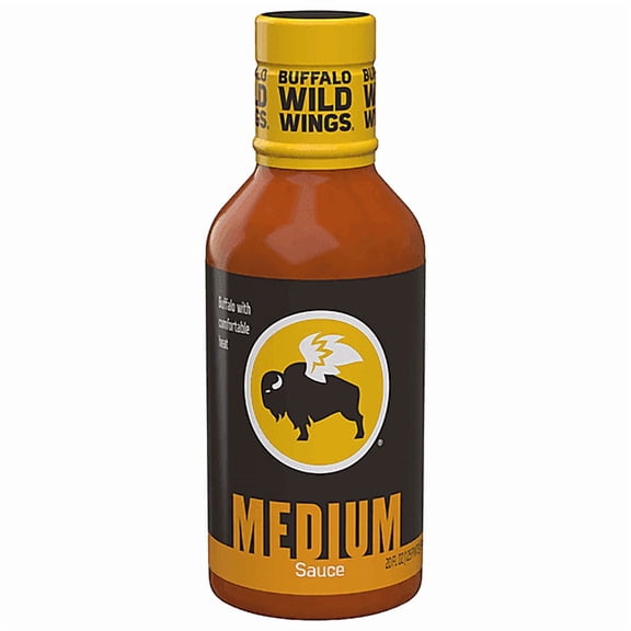 Buffalo Wild Wings Medium Buffalo Sauce, 20 fl. oz.- Pack of 2