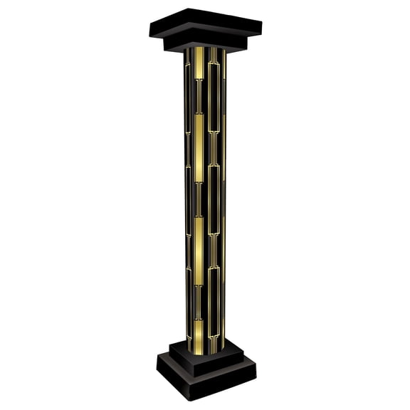 2 Pack Bulk Roaring 20's 3-D Tall Party Column Prop