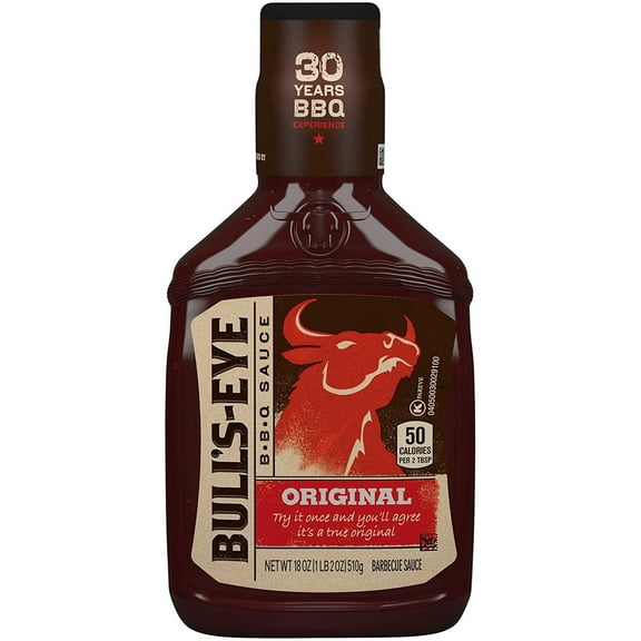 ( 2 Pack ) Bull's-Eye Original Barbecue Sauce - 18oz