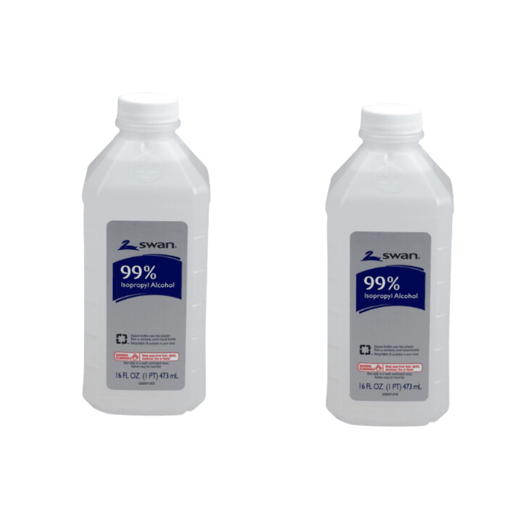 2 Pack Bundle Isopropyl Alcohol 99% Pint 16 OZ Fighting Infection First ...