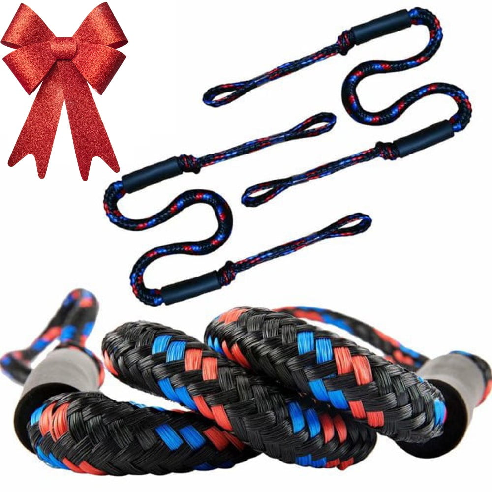 2-Pack Bungee Boat Dock Line Mooring Rope Accessories Boat Docking Ropes  for Boats, Built in Snubber, Dockline for Boats, Kayak, Watercraft, Jet  Ski, Pontoon, Canoe, Power Boat, Christmas Gifts 