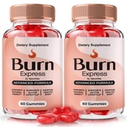 2 Pack Burn Express   Natural Daily Gummy Formula Designed to align with Fitness Goals, Support active Lifestyle & Body Balance | Just 2 Great-Tasting, Easy-to-Chew Gummies Daily 120 Gummies