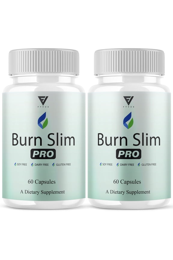 (2 Pack) Burn Slim Weight Management, BurnSlim Pro Overall Health Support Pills (120 Capsules)