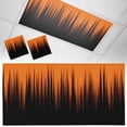 thumbnail image 1 of 2 Pack Burnt Orange Black Ombre Fluorescent Light Covers for Ceiling Lights Abstract Modern Lines Gradient Magnetic Ceiling Light Covers Overhead Light Filters for Office Classroom Home, 1 of 9