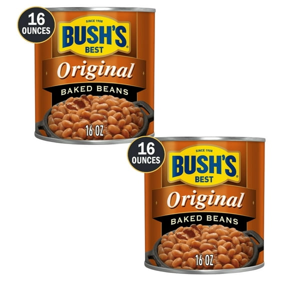 ( 2 Pack ) Bush's Original Baked Beans, Canned Beans, 16 oz Can