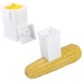 thumbnail image 1 of 2 Pack Butter Spreader with Built-In Cover, Plastic，White, 1 of 5