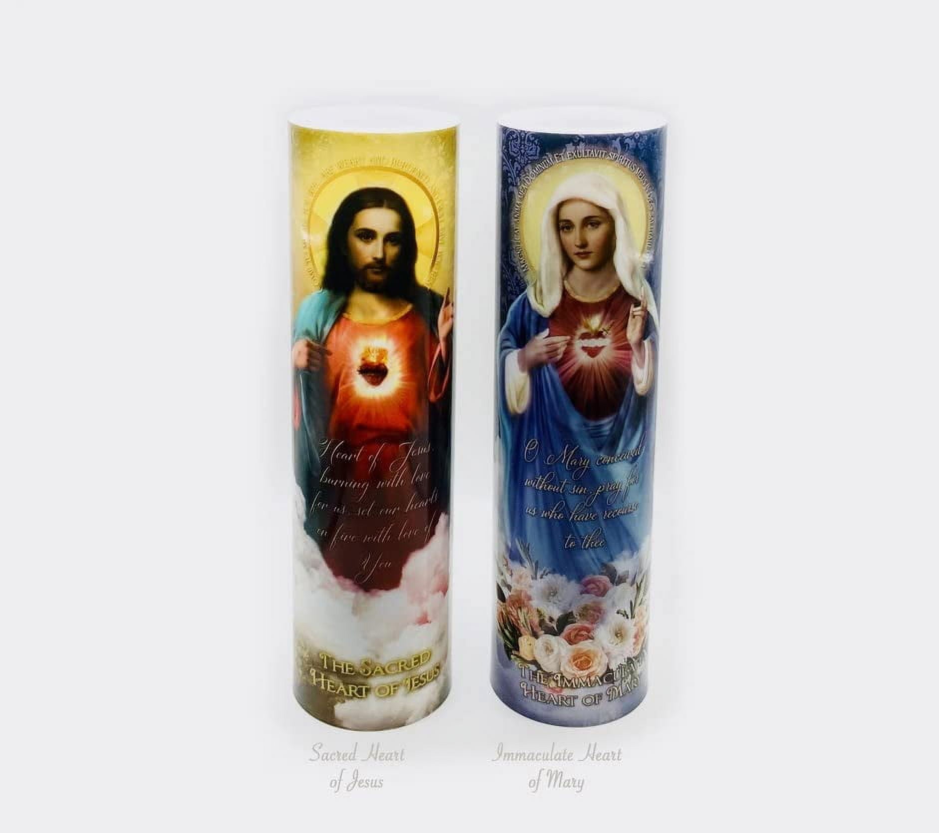 2 Pack C-800565 Flameless Devotional Candles With 6 Hour Timer ...