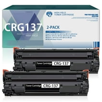 2 Pack C137 CRG137 CRG 137 Toner Cartridge Replacement for Canon 137 Toner  ImageClass MF216n MF227dw MF229DW MF212W D570 Printer, Black