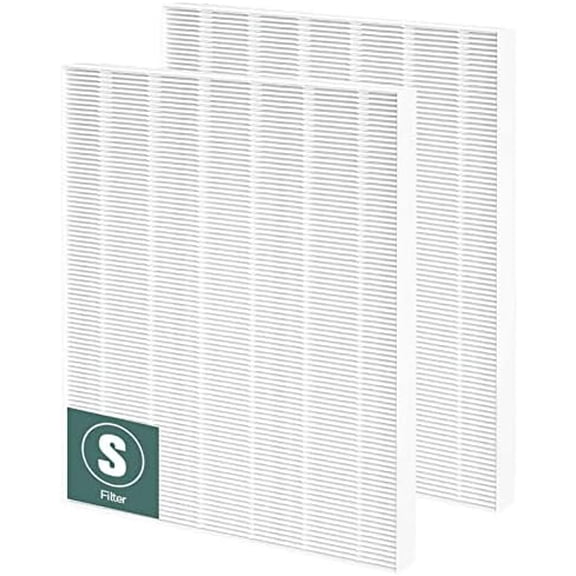 2 Pack C545 True HEPA Replacement Filter S Compatible with Winix C545, B151, P150, 9300 Air Purifier Replacement for Winix S Filter Part 1712-0096-00 and 2522-0058-00 by