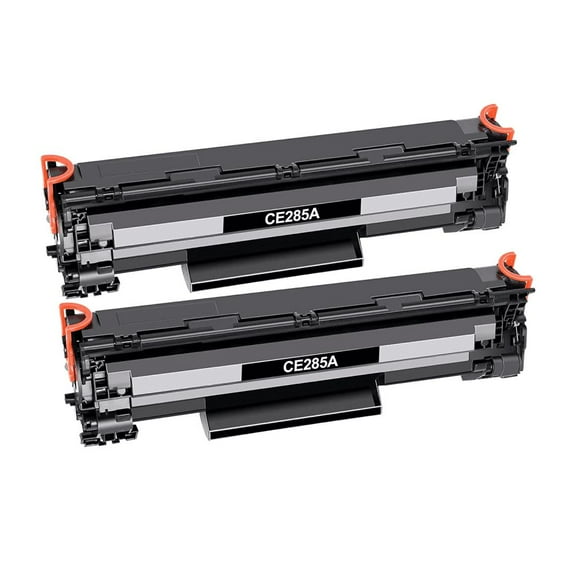2-Pack CE285A 85A Black Toner Cartridge For HP 85A CE285A Compatible with HP LaserJet Pro 1130 1132 1134 1136 1137 1138 1139 1210 1212f 1212nf 1213nf 1214nfh 1216nfh 1217nfw 219nf Series