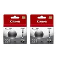 thumbnail image 1 of Canon 2 Pack CLI-221BK Black Ink Tank for Select PIXMA iP, MP, MX Series Printers, 1 of 3