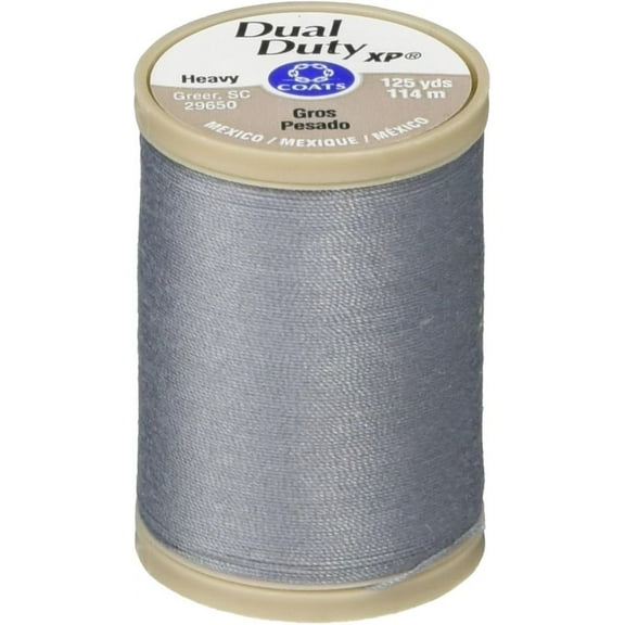 2-Pack - COATS & CLARK Dual Duty XP Heavy Thread 125-Yard Slate