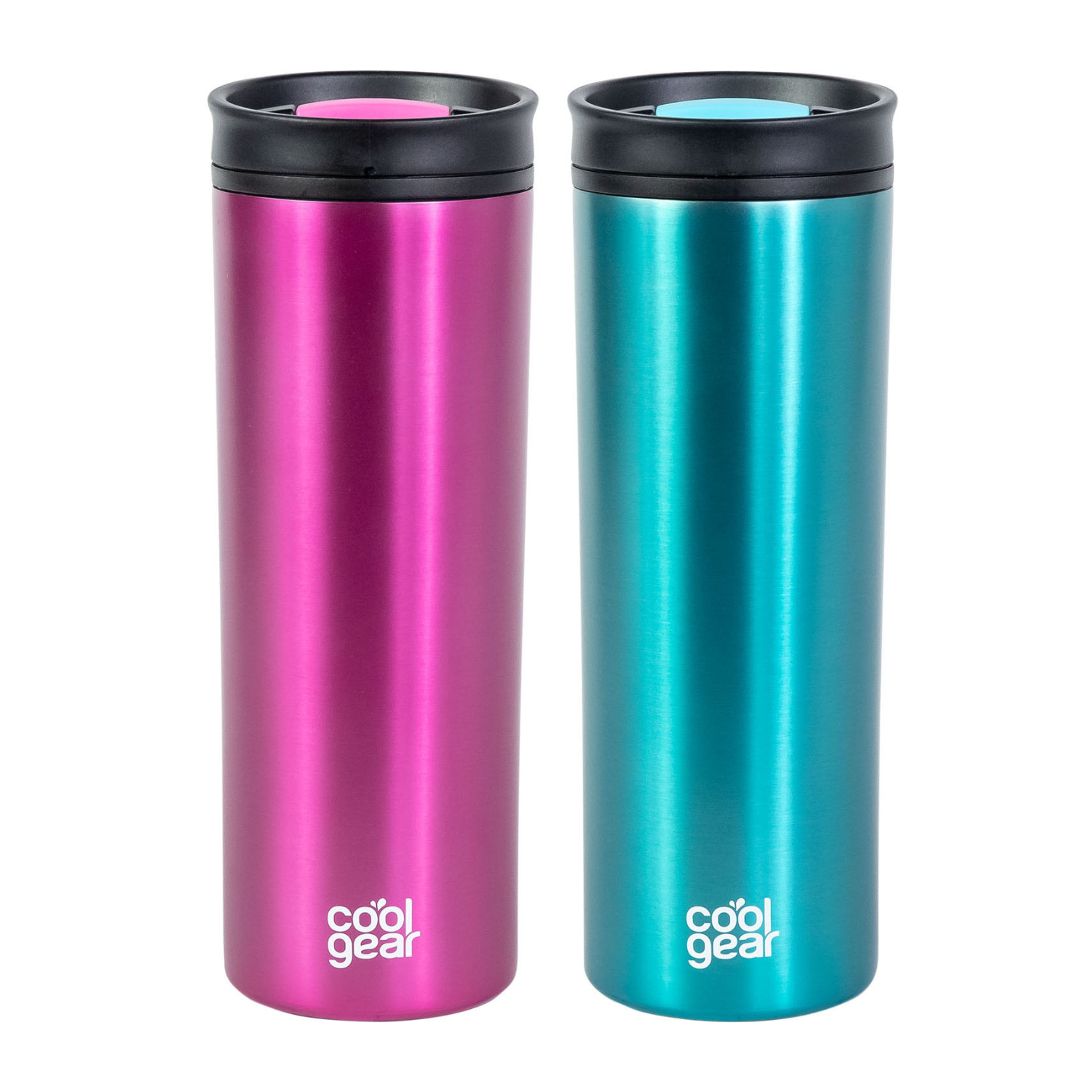 2 Pack COOL GEAR 20oz Amelia Coffee Travel Mug with Spill Resistant Slider Lid - image 1 of 2