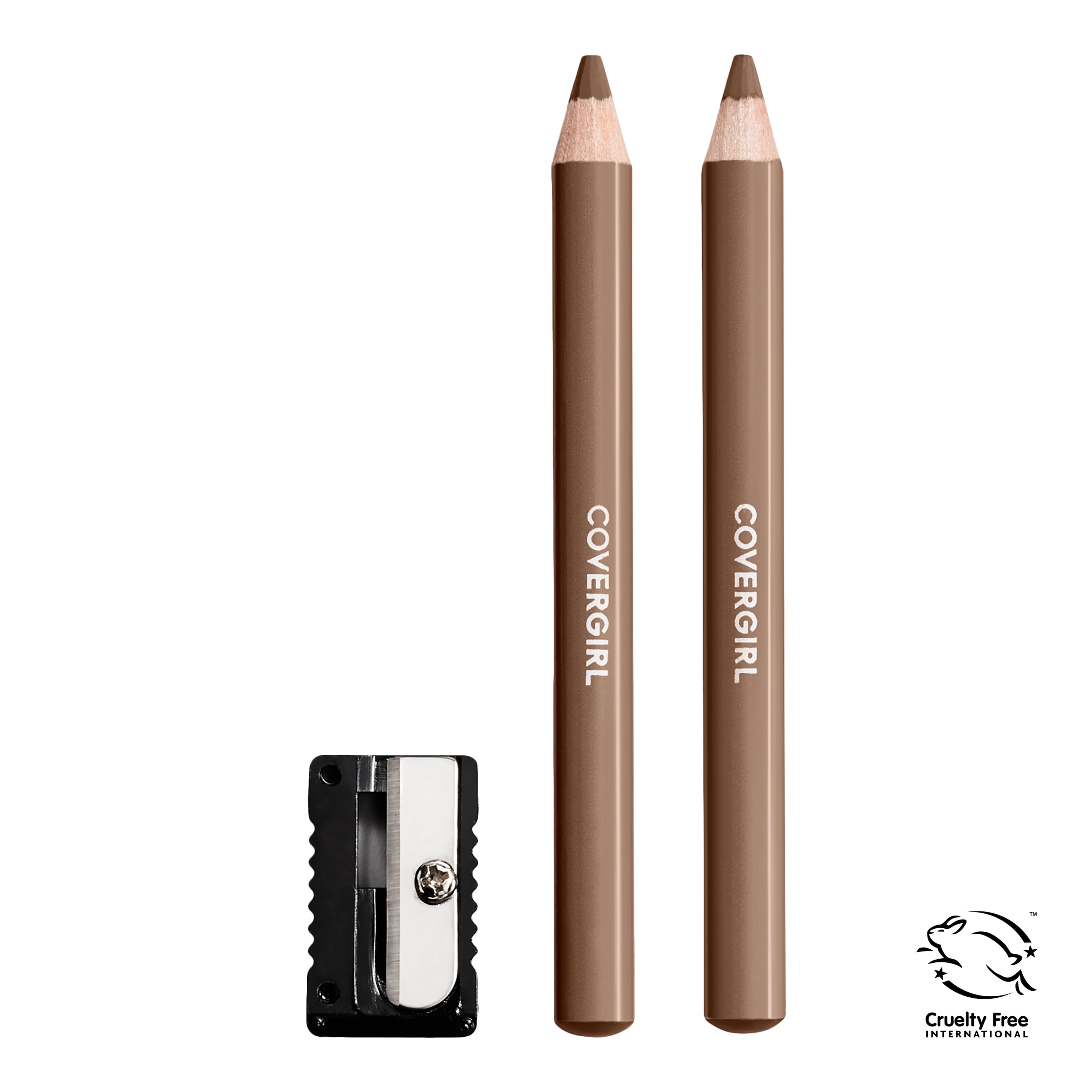 (2-Pack) COVERGIRL Easy Breezy Brow Fill + Define Eyebrow Pencil, 515 Honey  Brown, 0.008 oz, Eye Pencil, Brown Eyebrow Pencil, Blendable Pencil Fill