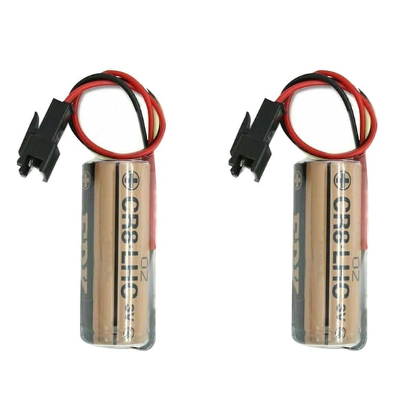 2-Pack CR8.LHC 3V Lithium Battery 2600mAh Non-Rechargeable High-Performance Batteries for CNC System